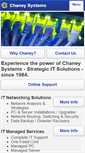 Mobile Screenshot of chaneysystems.com