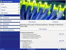 Tablet Screenshot of chaneysystems.com